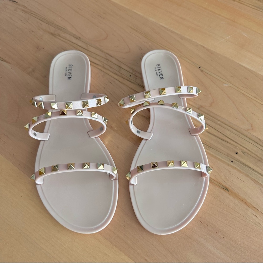 Steven by Steve Madden studded jelly sandals 9.5 - Picture 2 of 5